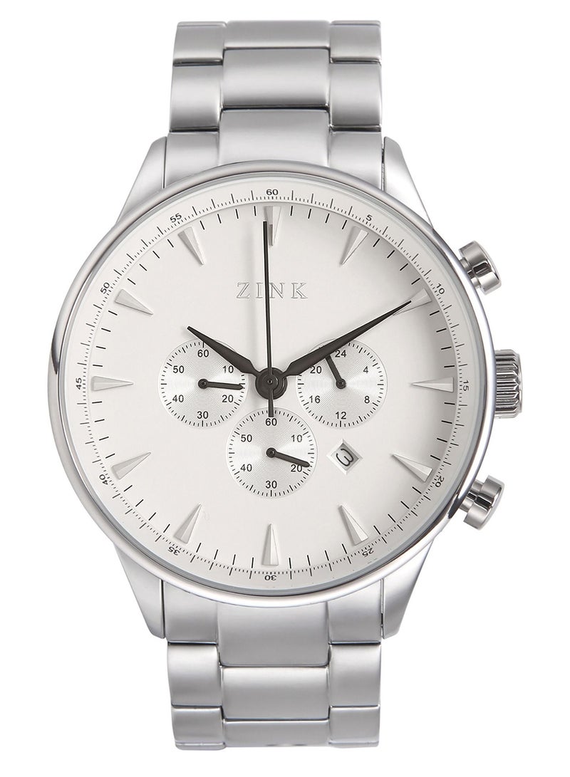 زنك ساعة ZINK ZK127G2SS-16 الأنيقة - ساعة رجالية عصرية من الفولاذ المقاوم للصدأ - Image 1