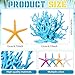 Simgoing 8 Pcs Mermaid Party Decorations Artificial Aquarium Coral Reef Decor Starfish Decor Under The Sea Centerpiece Realistic Ocean Party Plastic Fish Tank Decoration - Image 4