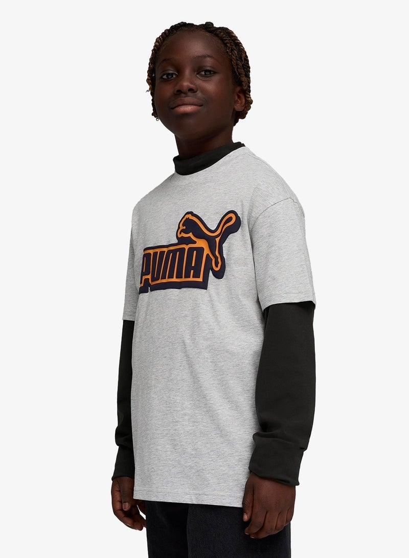 PUMA Youth Essential Logo Graphic T-Shirt - Image 1