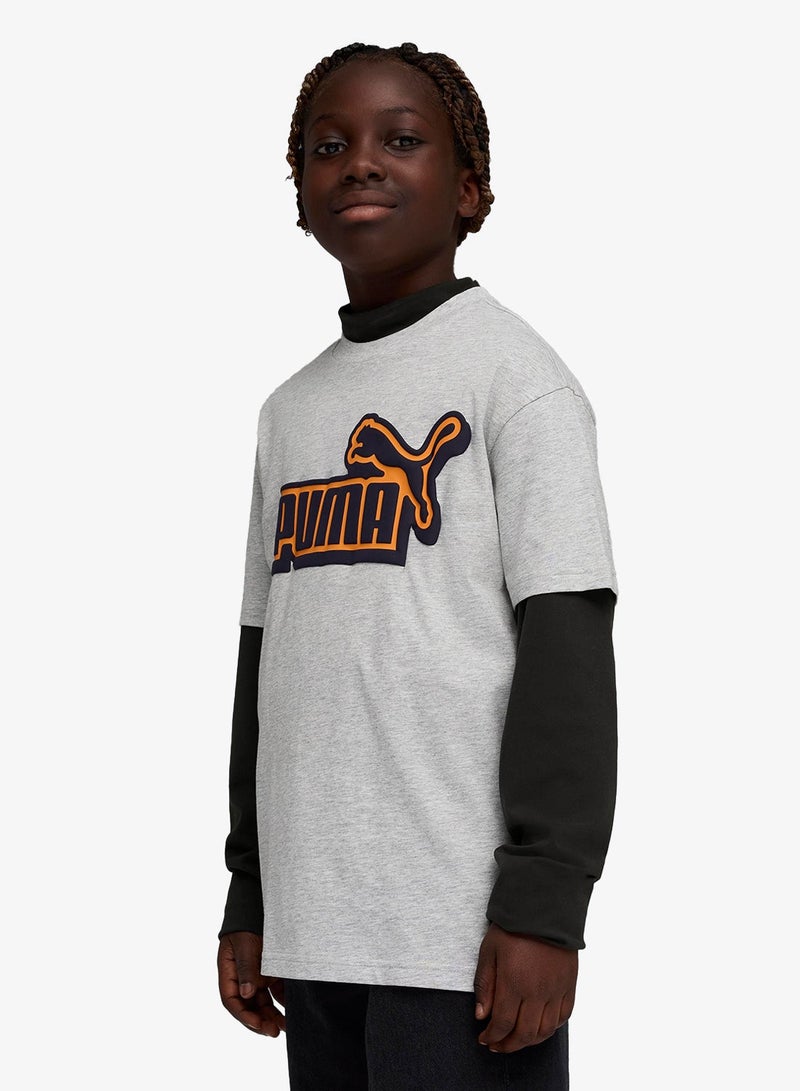 PUMA Youth Essential Logo Graphic T-Shirt - Image 1