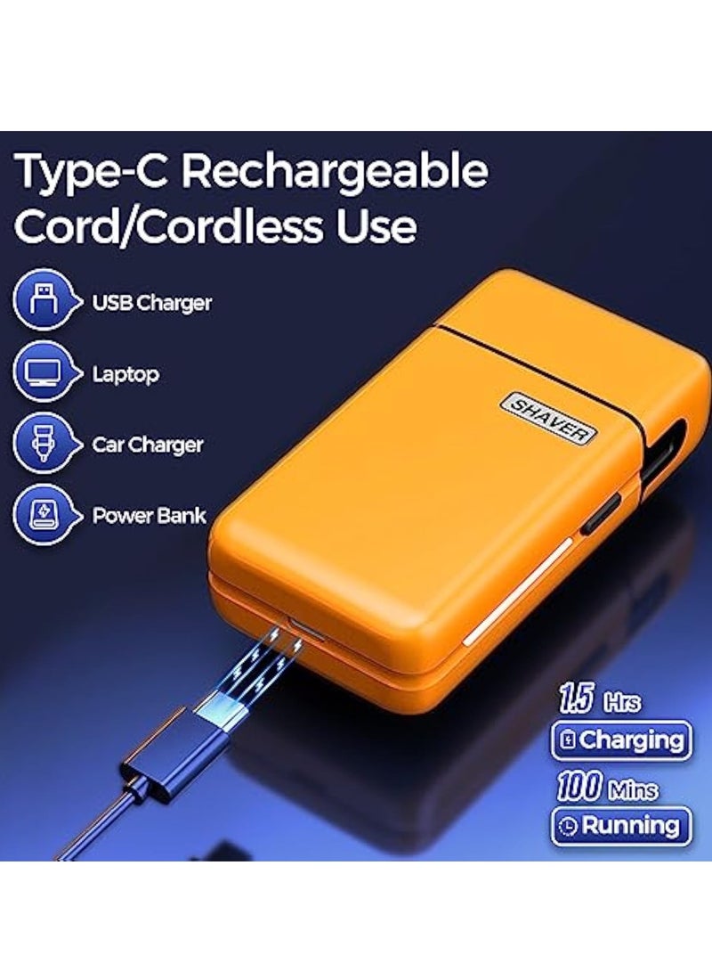 KASTWAVE Electric Shavers for Men, Electric Razor for Men, Foil Shaver, Portable Men’s Travel Facial Hair Groomer, Cordless Rechargeable Shaving, Mini Shaver for Shaving Face Close Shave - Image 5