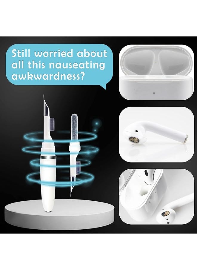 erorex - 2022 New Cleaner Kit For Airpods Pro And 1 2 Multifunction Cleaning Pen With Soft Brush For Bluetooth Earphones Case White1.0 - Image 1