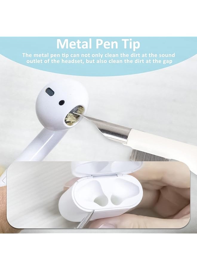 erorex - 2022 New Cleaner Kit For Airpods Pro And 1 2 Multifunction Cleaning Pen With Soft Brush For Bluetooth Earphones Case White1.0 - Image 1