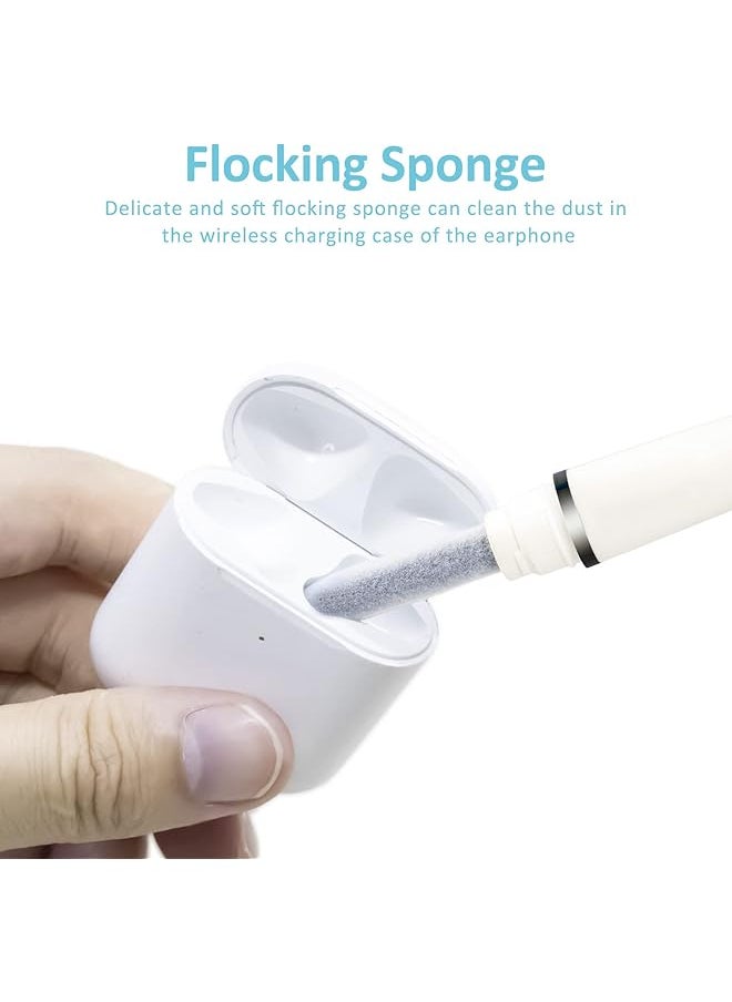 erorex - 2022 New Cleaner Kit For Airpods Pro And 1 2 Multifunction Cleaning Pen With Soft Brush For Bluetooth Earphones Case White1.0 - Image 1