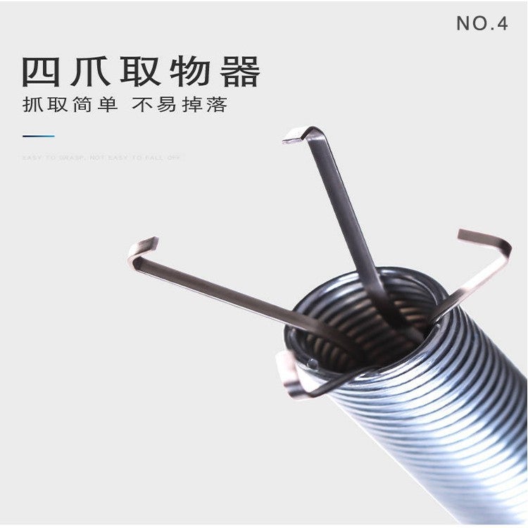 Four-Claw Picker, Pipe Dredge, Bendable Hand Pinch Sewer Picker, Dredge Garbage Clip - Image 4