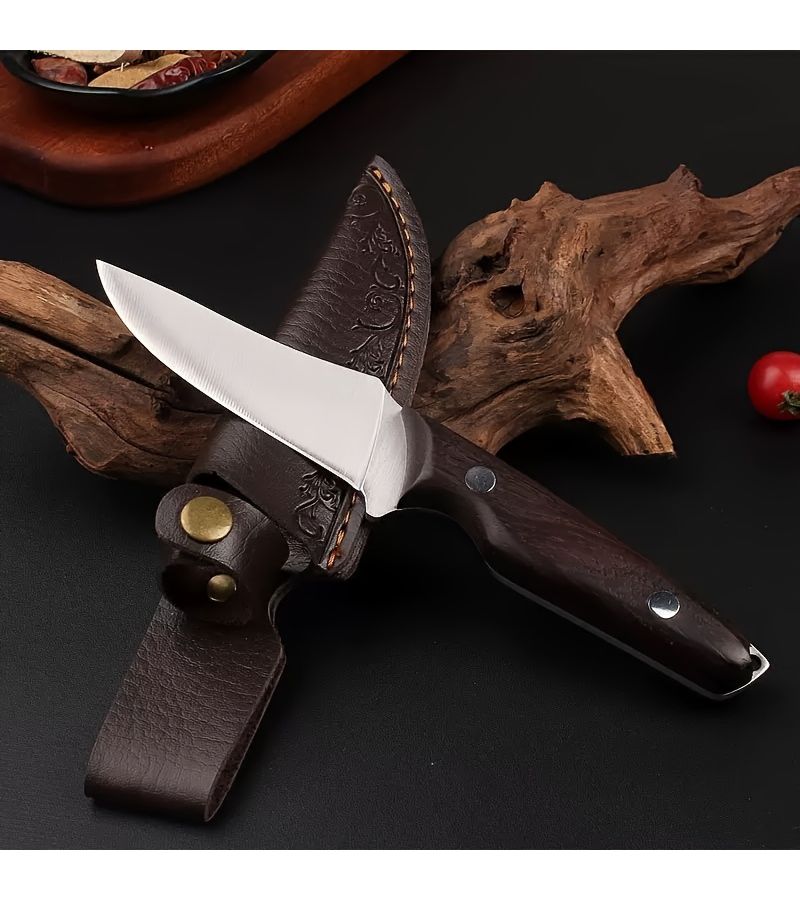 Thickened Durable Small Pointed Knife Sheath for Outdoor Camping Barbecue Cooking - Image 5
