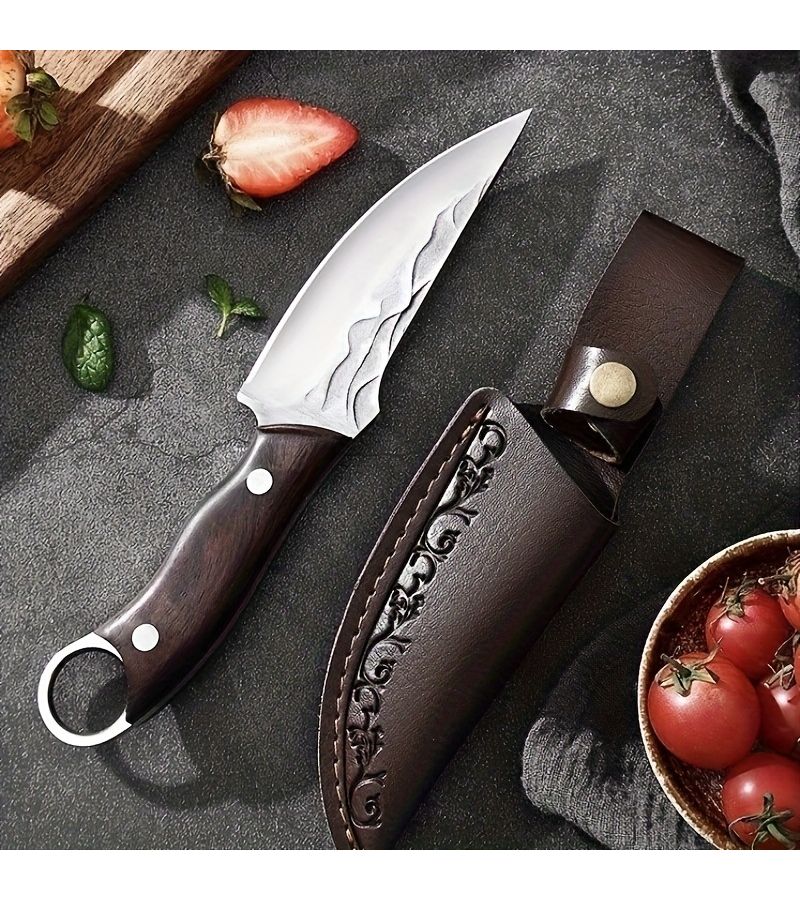 Thickened Durable Small Pointed Knife Sheath for Outdoor Camping Barbecue Cooking - Image 2