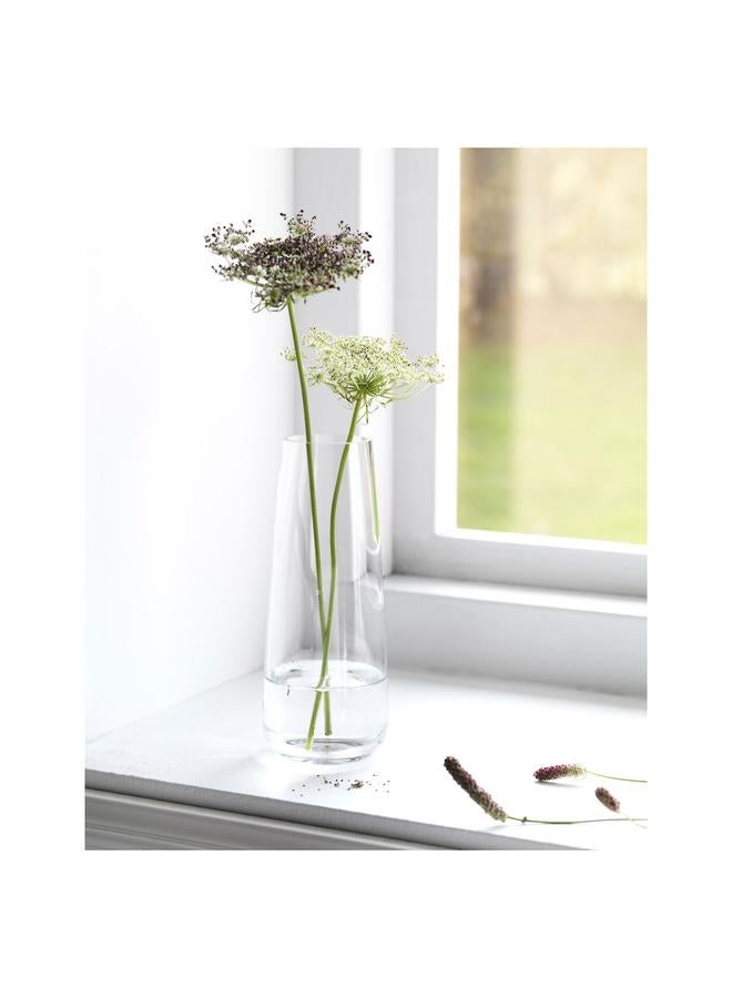 Green Tiger Vase, clear glass, 15 cm - Image 2