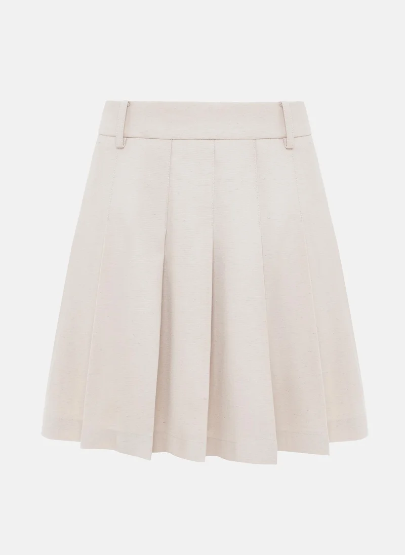 Lichi Suit mini skirt with pleats