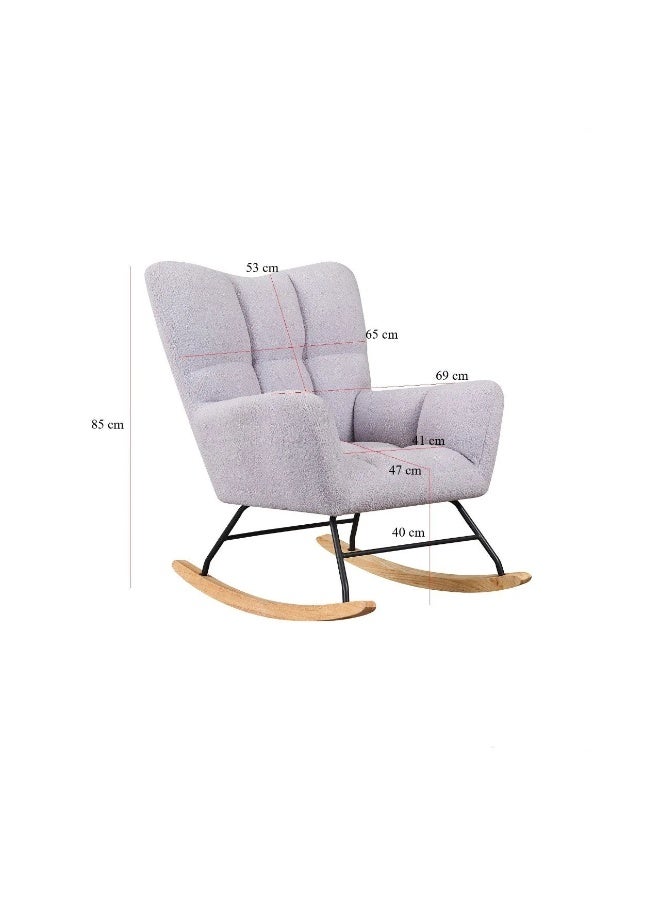 Baity Buckle single seat chair - grey - Image 3