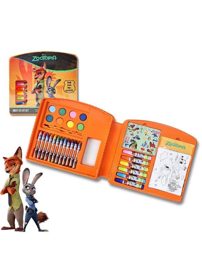 Disney Zootopia 50+ Creative Art Set | Draw, Color, Paint & Create | Coloring Activity Kit | Ideal For Gifting | Age 3+ - Image 3