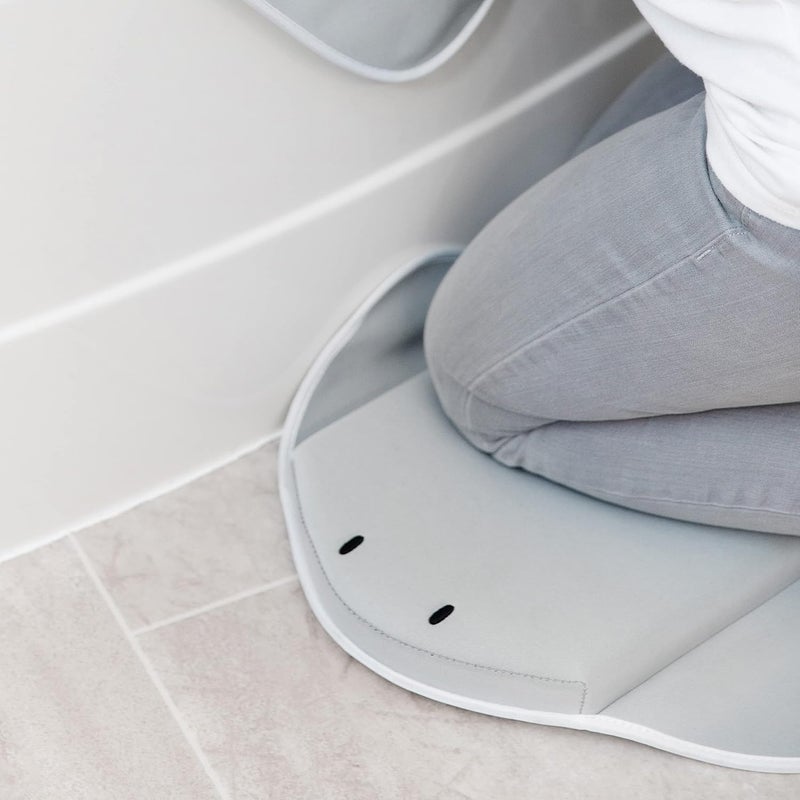 ubbi Cushioned Kneeler Pad, Non-Slip, Baby and Toddler Bath Time Must Have Accessory for Parents, Gray - Image 4