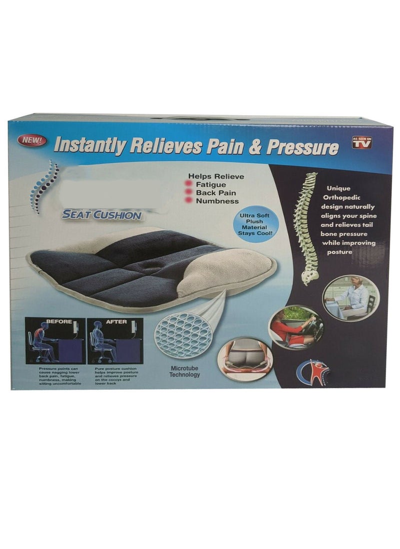 Pure Posture Seat Cushion with Microtube Technology