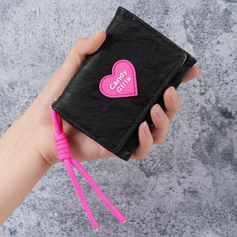 Multifunctional Solid Color PU Leather Wallet, RFID Blocking Design Portable Daily Storage Purse for Cards Cash Coin Business Use - Image 3