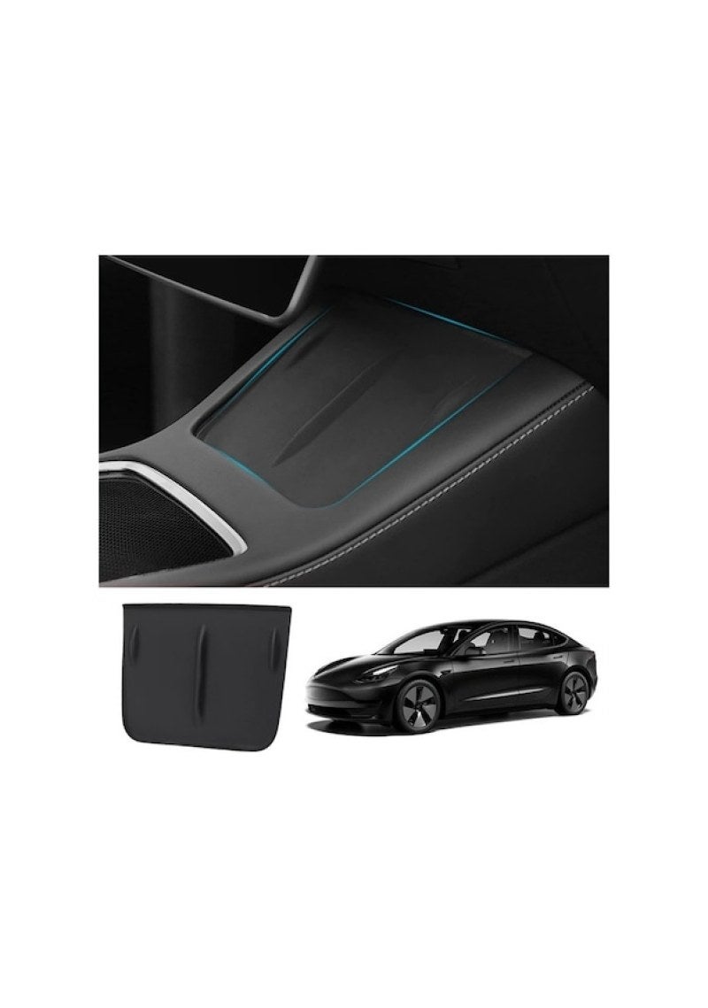 Shineyee Tesla Model 3 Model Y 2021 2022 Için Orta Konsol Kablosuz Şarj Matı, Kaymaz Silikon Mat Ye - Image 4
