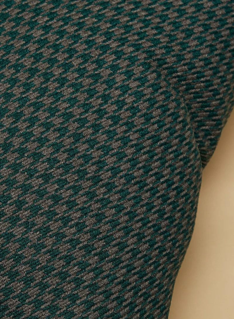 Noire Edit Checked Cushion With Insert 45X45Cm