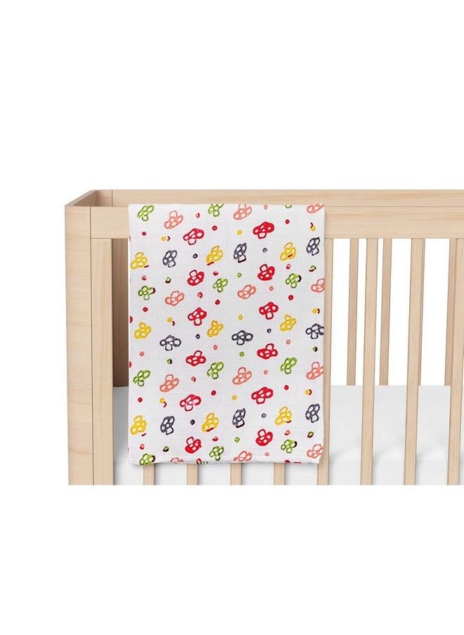 MOM'S HOME Organic Cotton Baby Muslin Swaddle018 Months Pack Of 4(Mix)  - Image 5