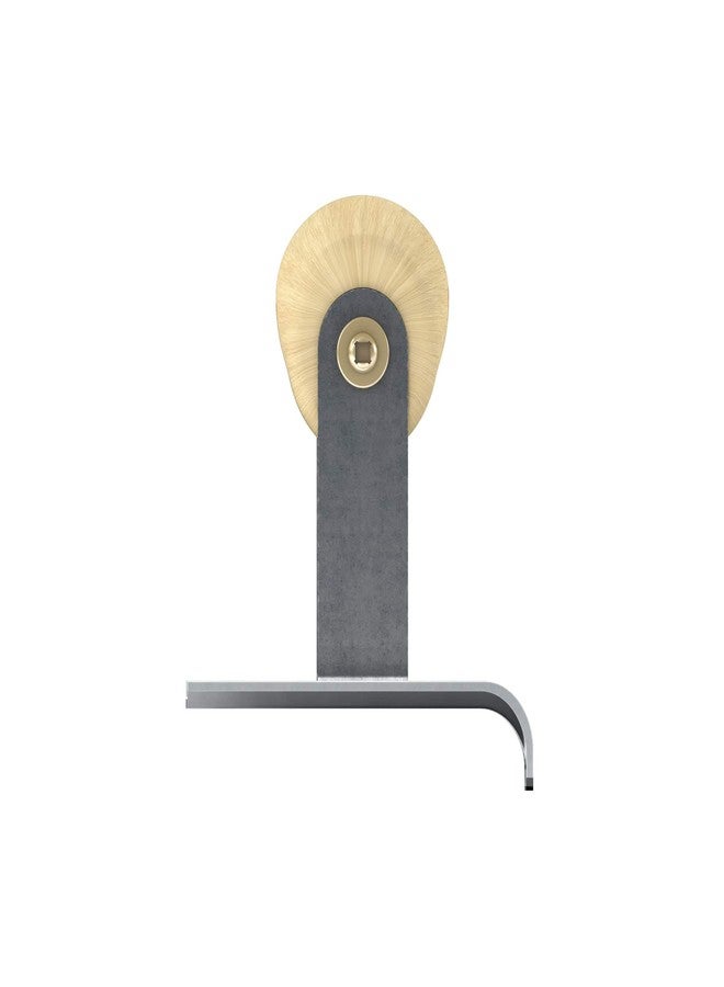 Bon 12-470 6-Inch by 2-1/2-Inch Stainless Steel Curved End Concrete Edger with 1/4-Inch Radius and 3/8-Inch Depth Wood Handle - Image 2