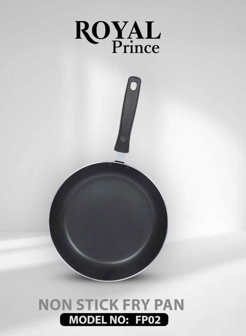 الأمير الملكي مقلاة مقاس 26 سم بسطح غير لاصق فائق الجودة - خالية من حمض بيرفلورو الأوكتانويك (PFOA)، آمنة للاستخدام في غسالة الأطباق، مقاومة للبقع من الداخل، متوافقة مع الغاز والحث الحراري - طراز FP02 - Image 1