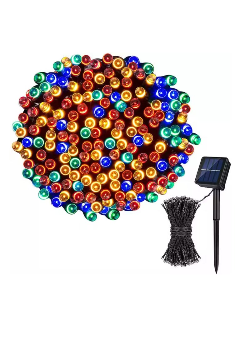 Yuwell Solar Light String LED Decorative Light Solar Powered Fairy Lights 30 Meter 300 LED Multi Modes Solar Outdoor Light String Lights For Home And Outdoor Decoration Multicolor  - Image 1