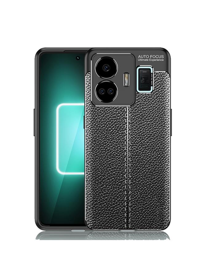اس-توب جراب لهاتف Realme GT Neo 5 مصنوع من مادة TPU المقاومة للصدمات وملمس الليتشي - Image 1