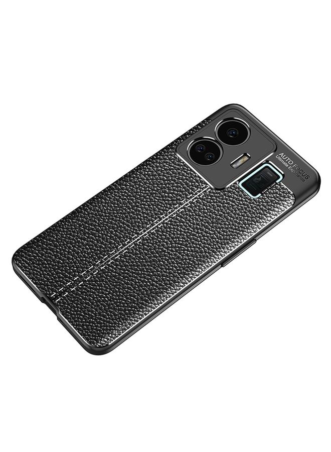اس-توب جراب لهاتف Realme GT Neo 5 مصنوع من مادة TPU المقاومة للصدمات وملمس الليتشي - Image 2