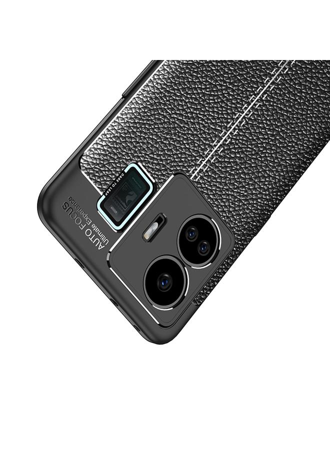 اس-توب جراب لهاتف Realme GT Neo 5 مصنوع من مادة TPU المقاومة للصدمات وملمس الليتشي - Image 4