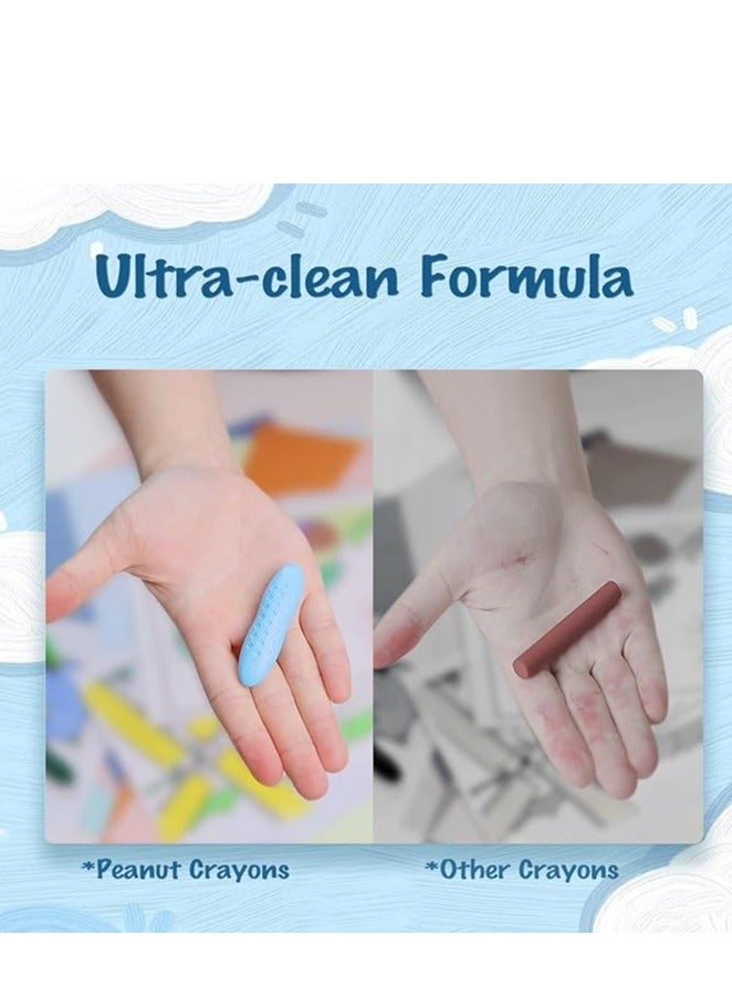 واي بلس عصي طلاء YPLUS للأطفال، عصا طلاء Flashdry Tempera للأطفال الصغار، 12 لونًا غير سام وقابل للغسل، لوازم فنية للتلوين للأعمار 2-4 3-5 - Image 2