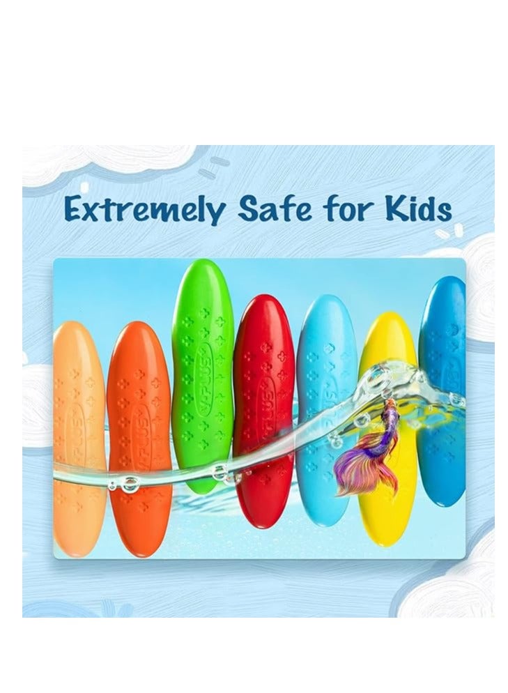 واي بلس عصي طلاء YPLUS للأطفال، عصا طلاء Flashdry Tempera للأطفال الصغار، 12 لونًا غير سام وقابل للغسل، لوازم فنية للتلوين للأعمار 2-4 3-5 - Image 3