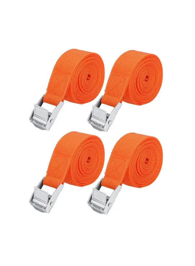 3m Heavy Duty Tie Down Straps 4Pcs Black Durable PP Clamping Lock - Image 2