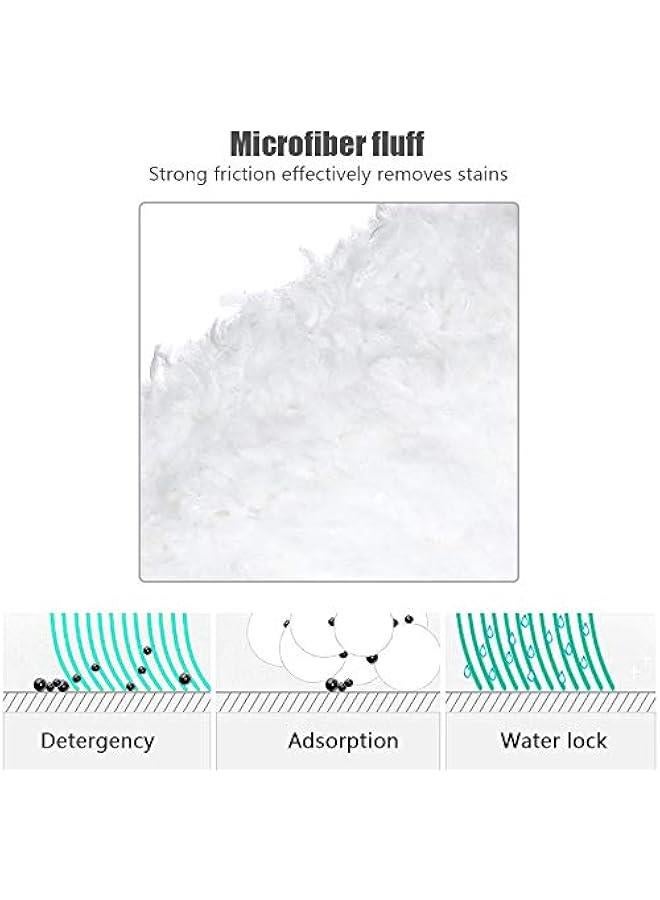 MOXO Cloth Set Mopping Pads for Karcher SC2 SC3 SC4 SC5 3 Rag Nozzle Covers 3 Microfiber Mopping Pads) - Image 3