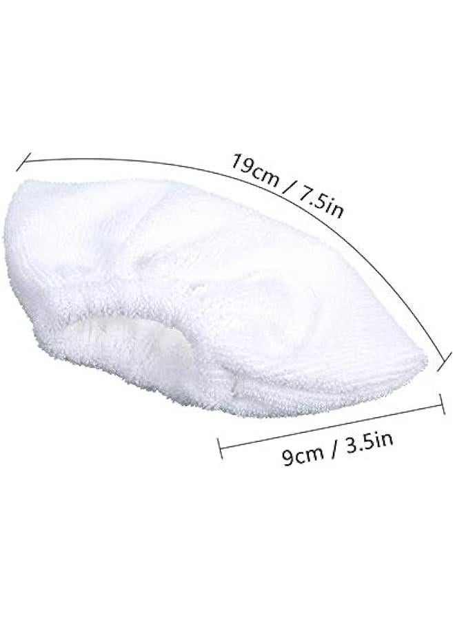 MOXO Cloth Set Mopping Pads for Karcher SC2 SC3 SC4 SC5 3 Rag Nozzle Covers 3 Microfiber Mopping Pads) - Image 5