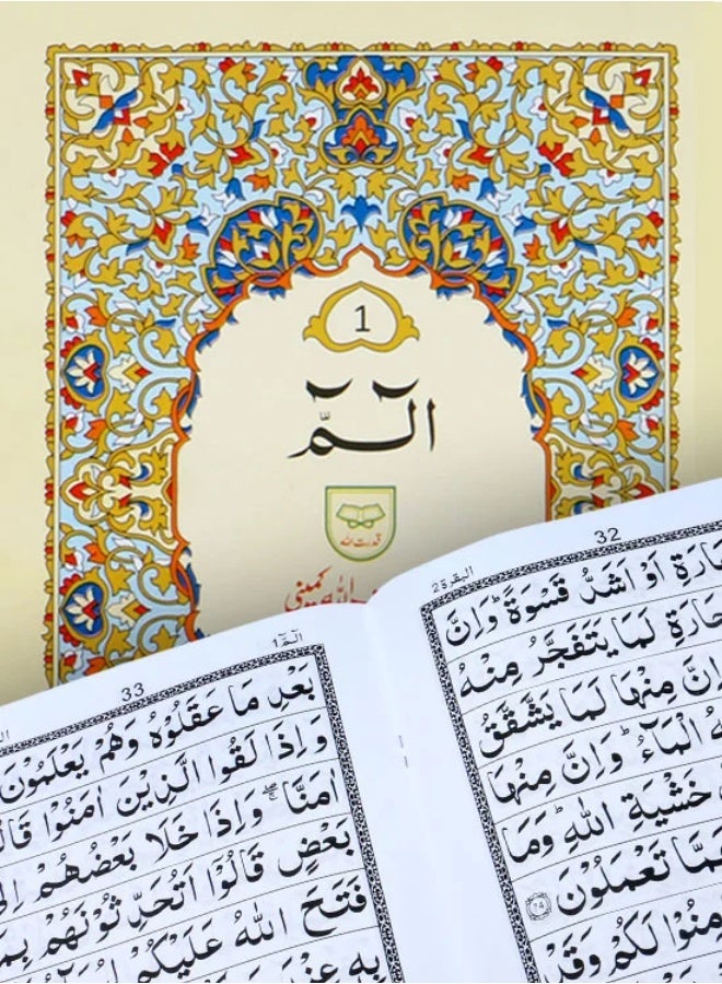Tajweed 30 parts 100 Quran consisting of 30 paragraphs in Urdu script, large size plain paper 17 * 24 cm - Image 2