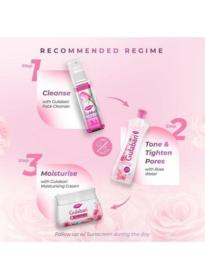 دابر ماء الورد الفاخر/تونر الوجه من جولاباري - 250 مل | خالٍ من البارابين | خالٍ من الكحول | ينظف البشرة ويرطبها | يوازن مستويات الحموضة في البشرة ويستعيدها | لجميع أنواع البشرة - Image 5