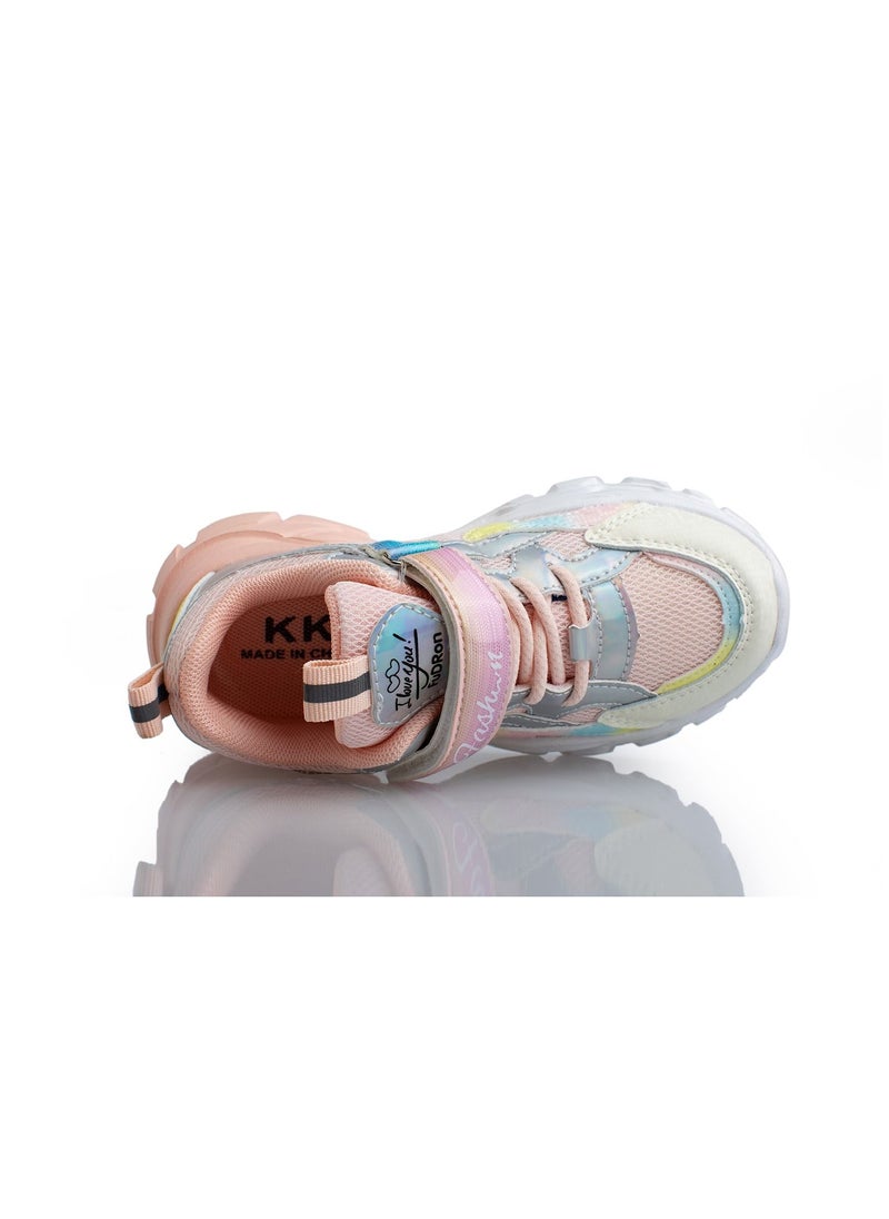 Lucky Kids - Lucky Kids  Breathable Sneakers Mesh Lightweight Easy Walk Casual Sport Strap Athletic Running Shoes for Girls - Image 1