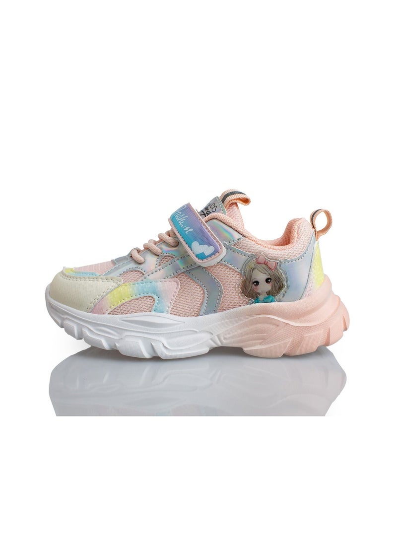 Lucky Kids - Lucky Kids  Breathable Sneakers Mesh Lightweight Easy Walk Casual Sport Strap Athletic Running Shoes for Girls - Image 1