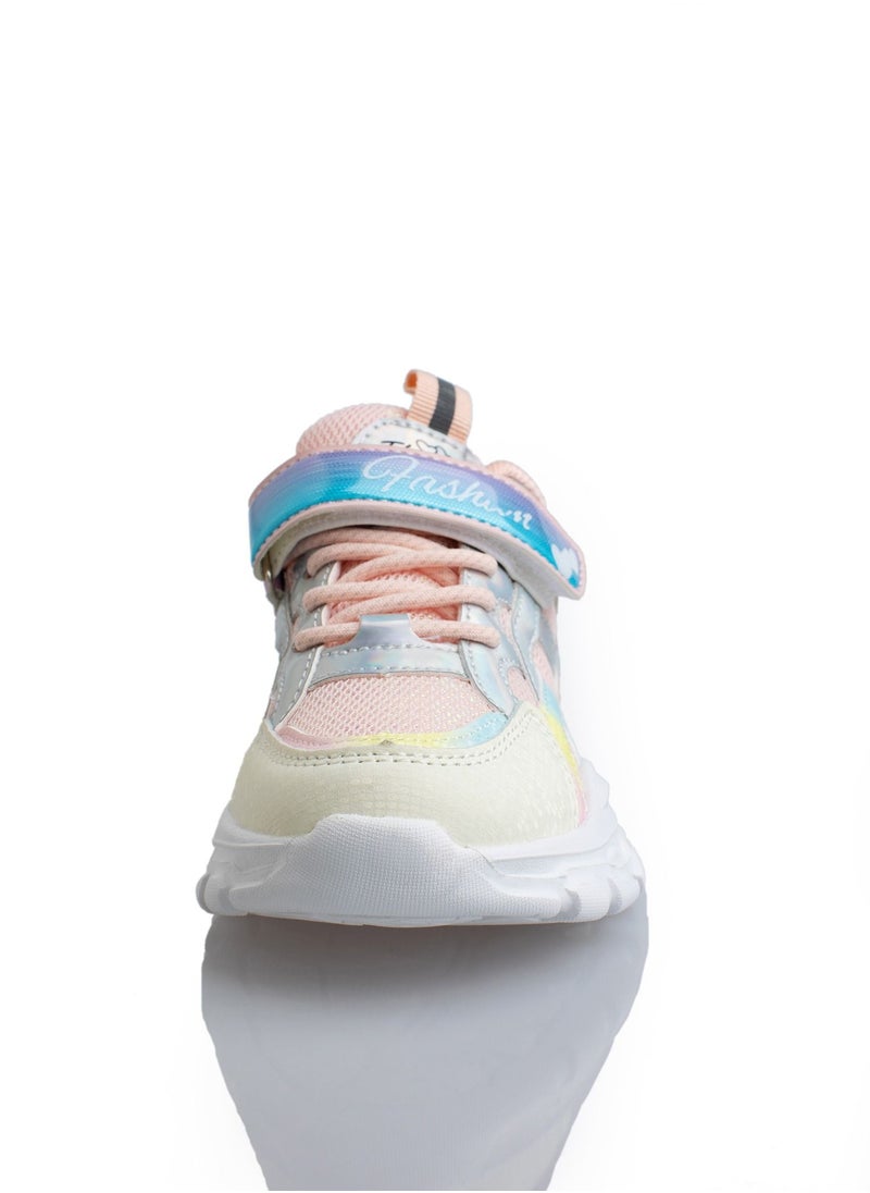 Lucky Kids - Lucky Kids  Breathable Sneakers Mesh Lightweight Easy Walk Casual Sport Strap Athletic Running Shoes for Girls - Image 1