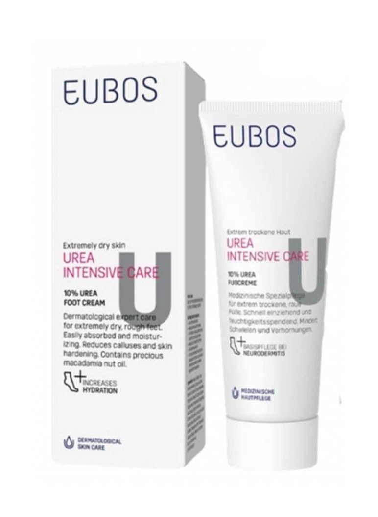Eubos Extra Dry and Rough Feet Care Cream with 10% Urea and Macadamia Nut Oil, 100 ml - Image 3