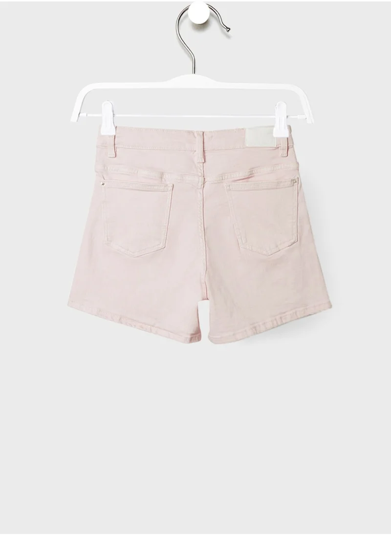 MANGO Youth Teen Denim Shorts