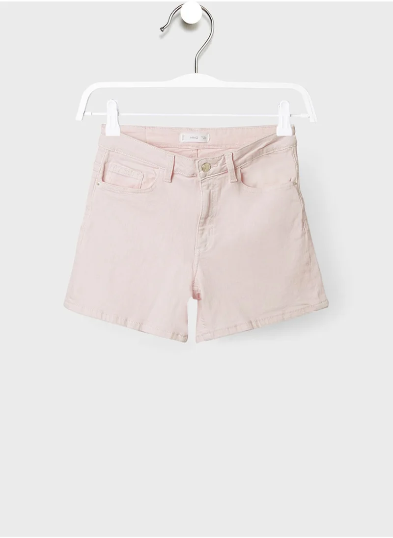 MANGO Youth Teen Denim Shorts