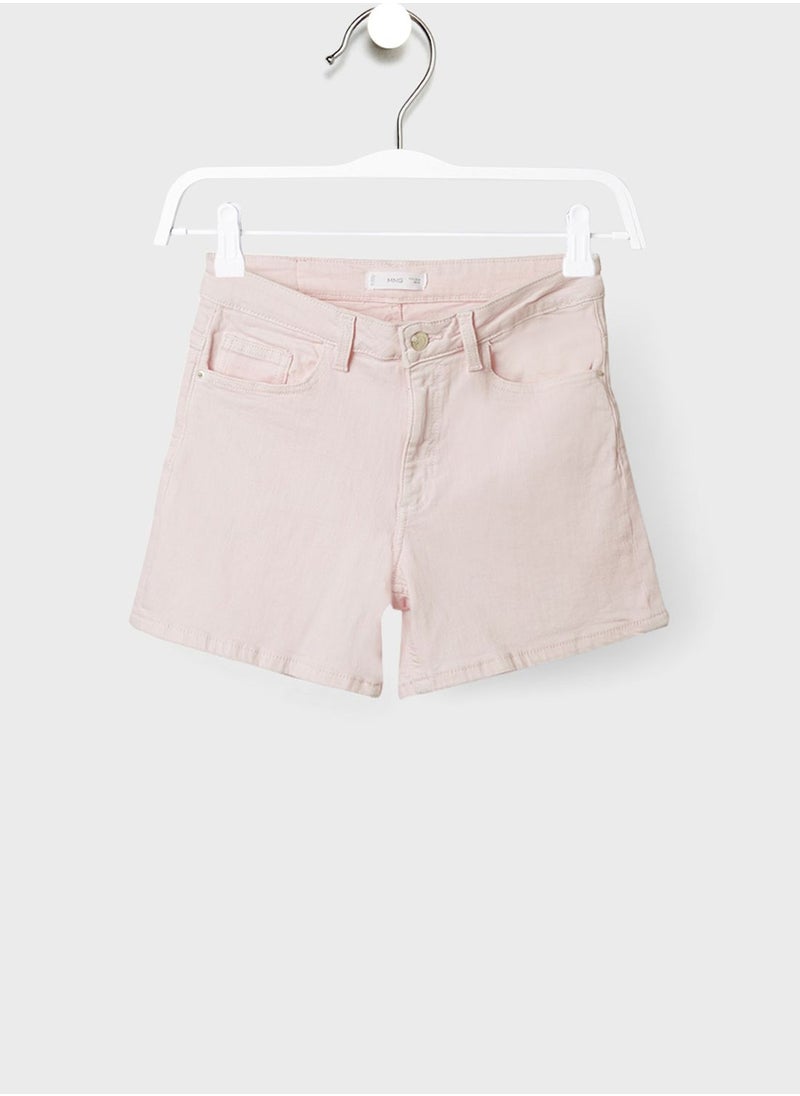 MANGO Youth Teen Denim Shorts  - Image 1