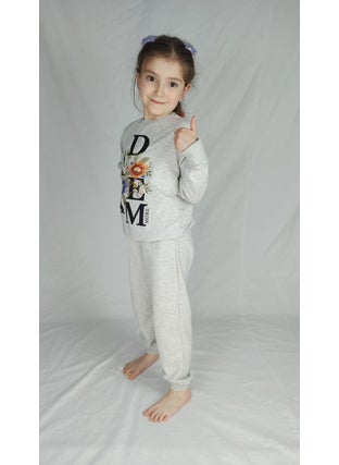 Girl Waiter Gray Printed Cotton Tracksuit Set - pzsku/Z76A1ADC69563A89A2C45Z/45/_/1725721761/36ac1424-5fab-48a9-9859-c78d57b29314