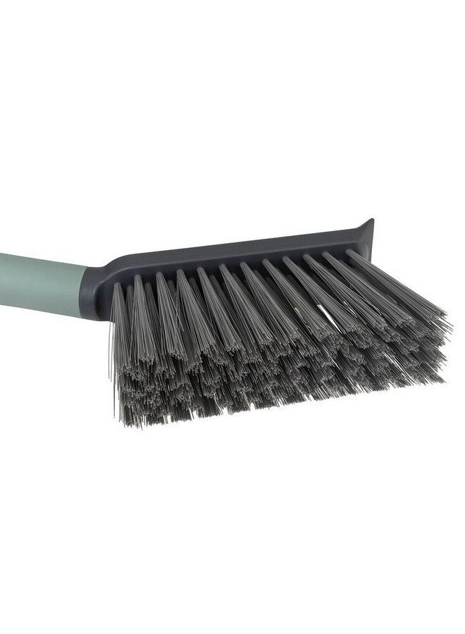 Five Simply Smart Easy Clean Durable Dustpan and Brush Set Grey and Green 12 x 23 x 35 cm 206749 - Image 2