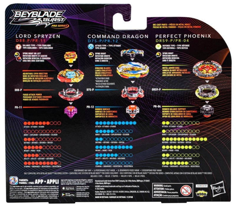 BEYBLADE Burst Pro Series Mythic Beast Collection, Red - Image 4