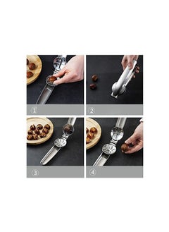 CMGTYYD Chestnut Clip, Premium Nut Clip, Peeling Artifact, Peeling Chestnut, Household Notching Knife, Kitchen Utensils Dried Fruit Opener (Black)  - Image 4