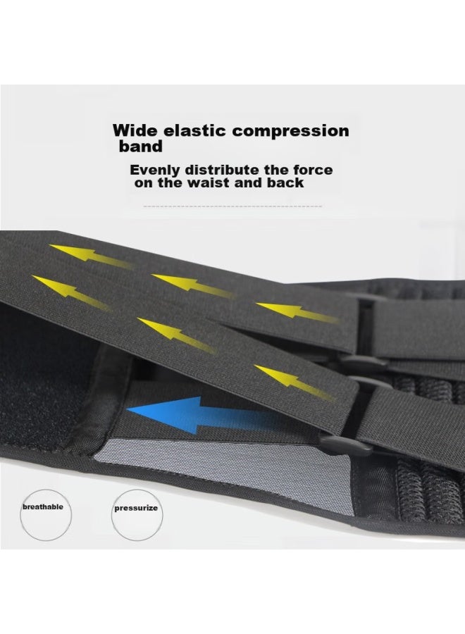Nailekesi N Sports Waist Support Belt For Men And Women, Fitness Running Badminton Basketball Steel Plate Intervertebral Disc Herniation Lumbar Muscle Strain Medical Waist Brace - Image 4