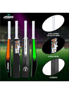 Jaspo Revive (World Cup Edition) Tennis Plastic Cricket Bat -Durable And Ideal For All Age Groups Boys Girls Kids And Adults (Revive (Bat Only))  - Image 4
