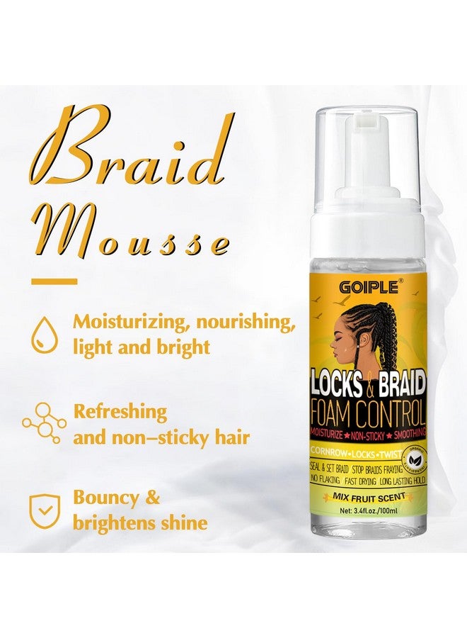 جويبل شامبو برايد بدون شطف وبدون ماء للشعر المجدل والملفوف والمنسوج - شامبو دريدلوك لإزالة التراكمات والروائح والحكة والقشور، بدون بقايا وخالي من المواد الكيميائية - Image 5