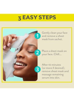 Patchology Brightening Face Masks With Vitamin C Men & Women Face Masks Skin Care Sheet For Skin Brightening And More Even Skin Tone Illuminate Flashmasque Face Sheets Moisturizer (2 Count)  - Image 4