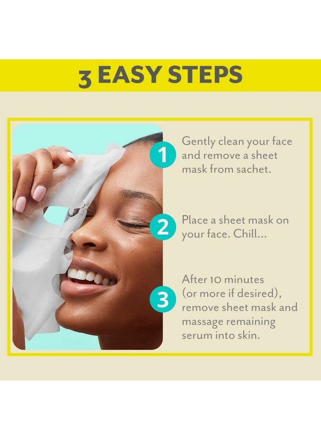 Patchology Brightening Face Masks With Vitamin C Men & Women Face Masks Skin Care Sheet For Skin Brightening And More Even Skin Tone Illuminate Flashmasque Face Sheets Moisturizer (2 Count)  - Image 4